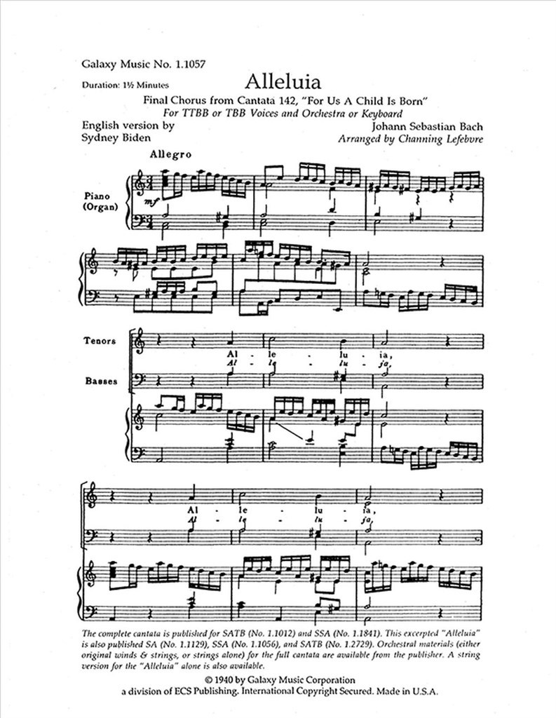 For Us a Child is Born: Alleluia!